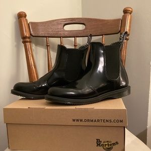 Docs Leather Flora Chelsea Boots